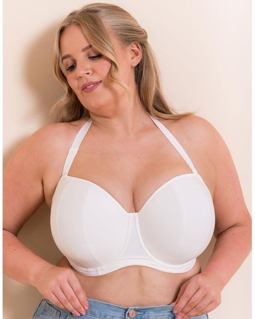 Curvy Kate White Luxe Strapless Bra