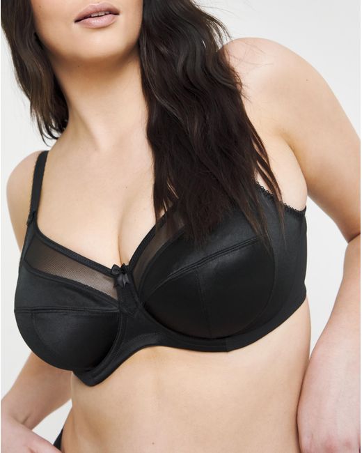 Goddess Black Keira Full Cup Wired Bra