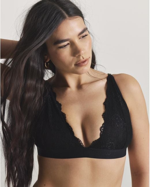 Lemonade Dolls Black Signature Lace Bralette