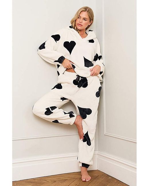 JAM The Label Natural Large Heart Print Twosie