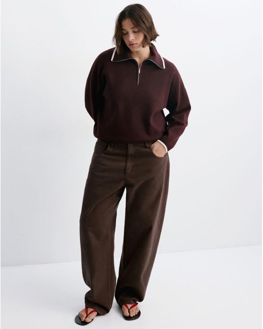 Mango Black Polo Neck Sweater
