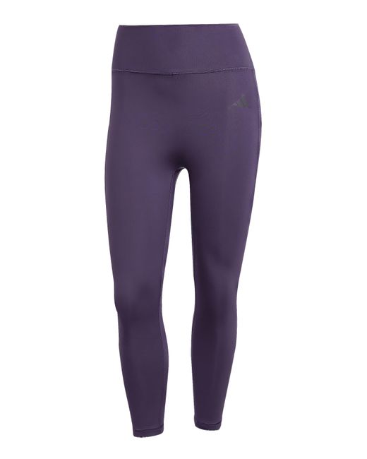 Adidas Purple Optime Essentials Leggings