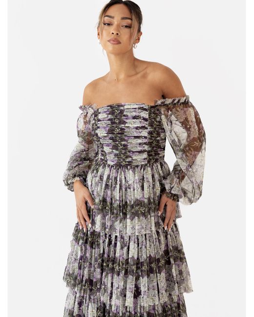 Anaya with love White Anaya Printed Dress