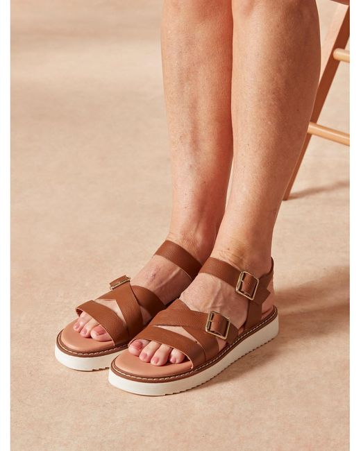 Hush Puppies Brown Cady Sandal