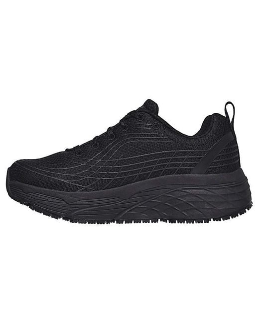 Skechers Black Max Cushion Elite Safety Shoes