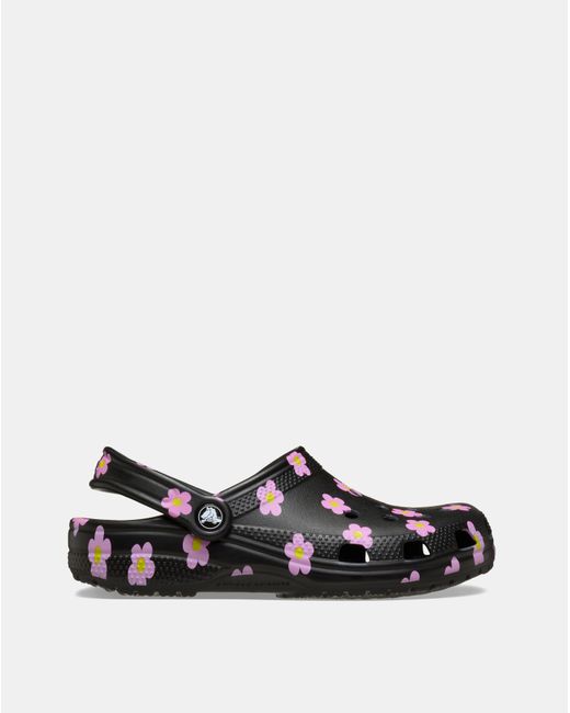 CROCSTM White Classic Flower Clog