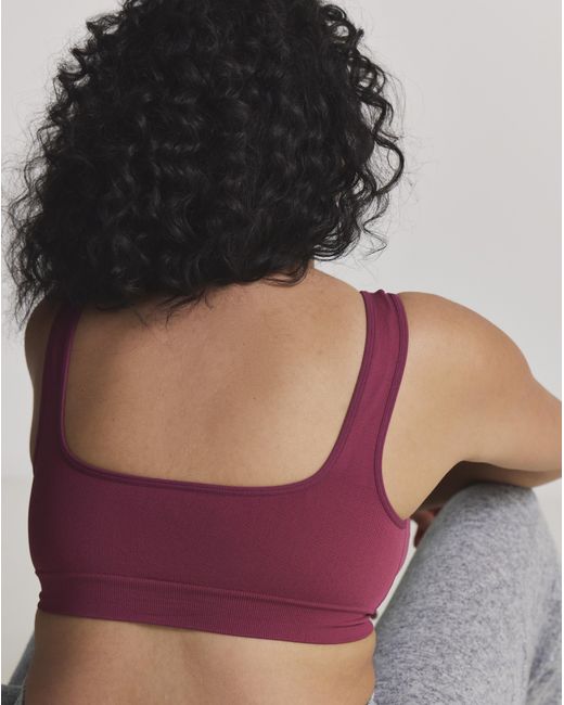 Pretty Secrets Red V Neck Seamfree Comfort Bra