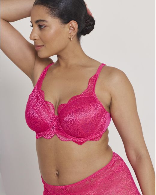 Pretty Secrets Red Mila Full Cup Bra