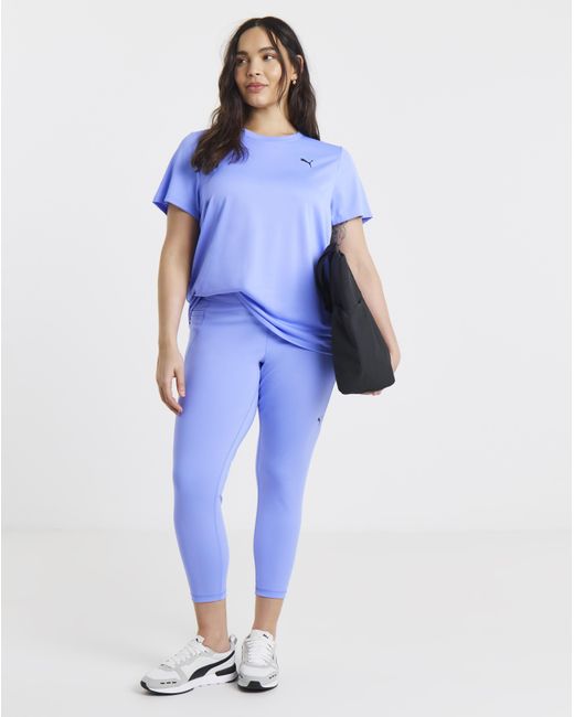 PUMA Blue Essential Crew Neck T-Shirt
