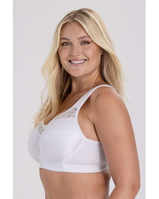 Miss Mary Of Sweden White Miss Mary Cotton Simplex Bra