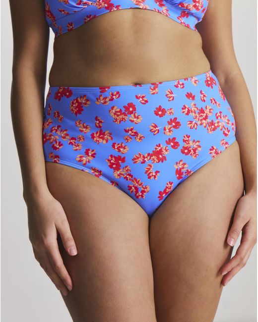 Simply Be Blue Value 2 Pack High Waist Bikini Bottoms