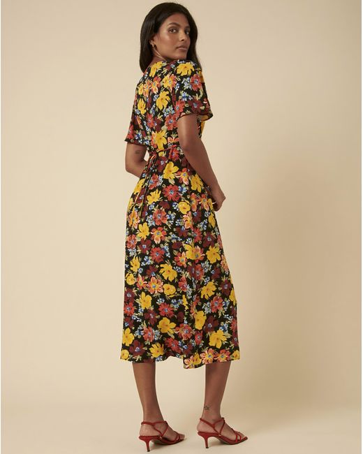 Nobody's Child Natural Agnes Floral Dress