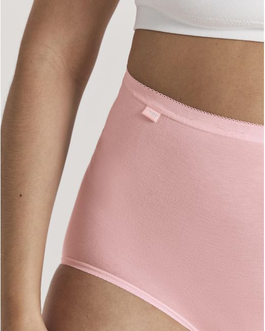 Sloggi Pink 3Pk Basic Maxi Briefs Multi