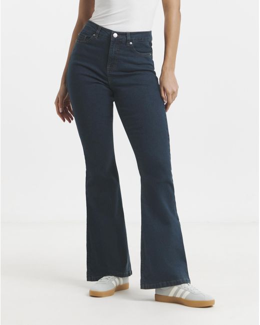 Simply Be Pink Winter 24/7 Flared Jeans