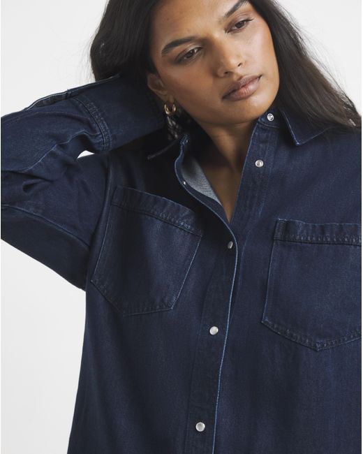Simply Be Blue Ultimate Denim Shirt