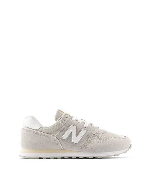 New Balance White 373 Trainers