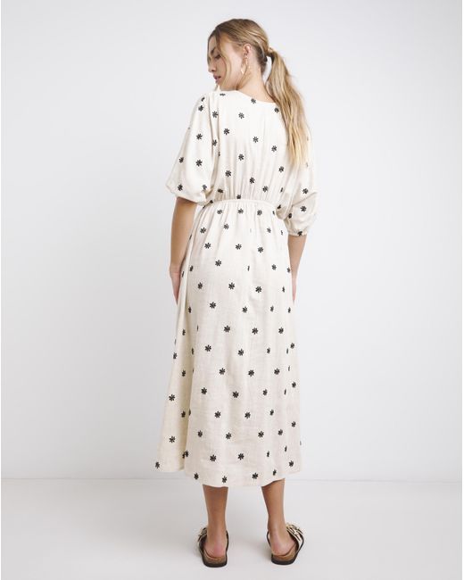 Simply Be Natural Linen Blend Dress