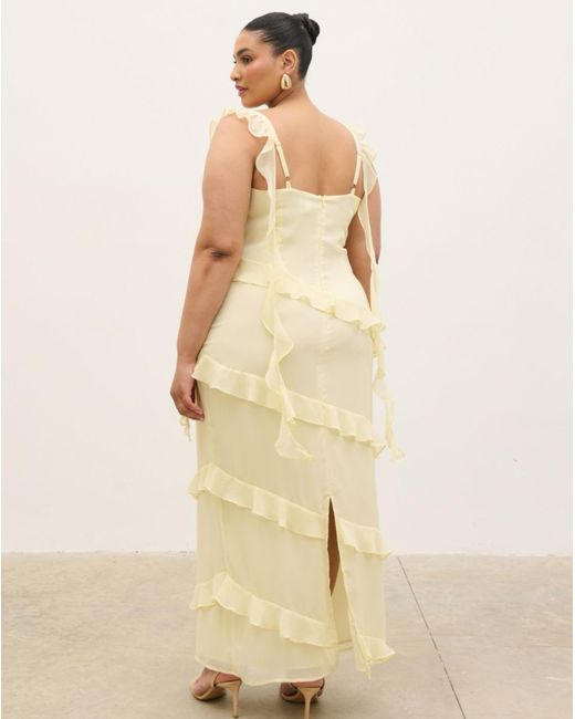 Pretty Lavish Natural Rue Ruffle