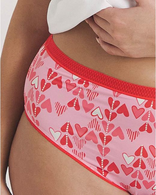 Pretty Secrets Multicolor 4 Pack Micro Midi Briefs