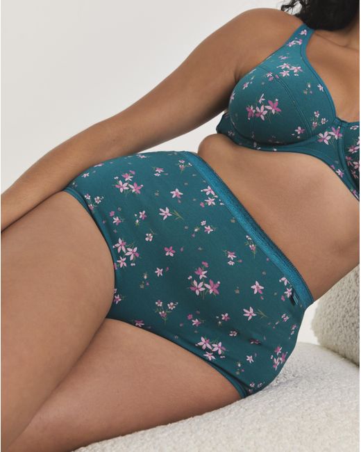 Slimma Blue 4 Pack Full Fit Knickers