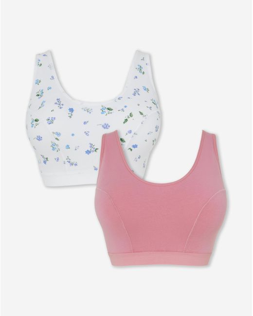 Slimma White 2 Pack Comfort Tops