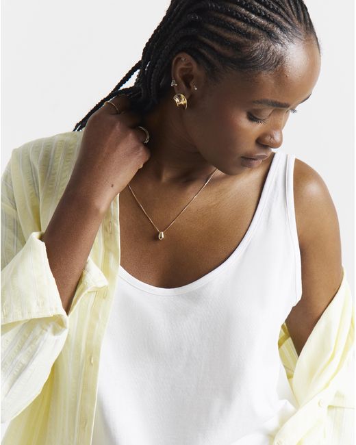 Simply Be White 2 Pack & Slouchy Vests