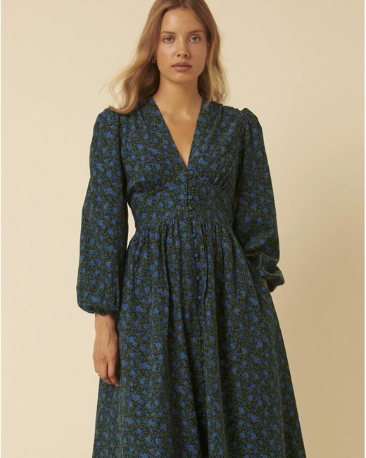 Nobody's Child Blue Starlight Midi Dress