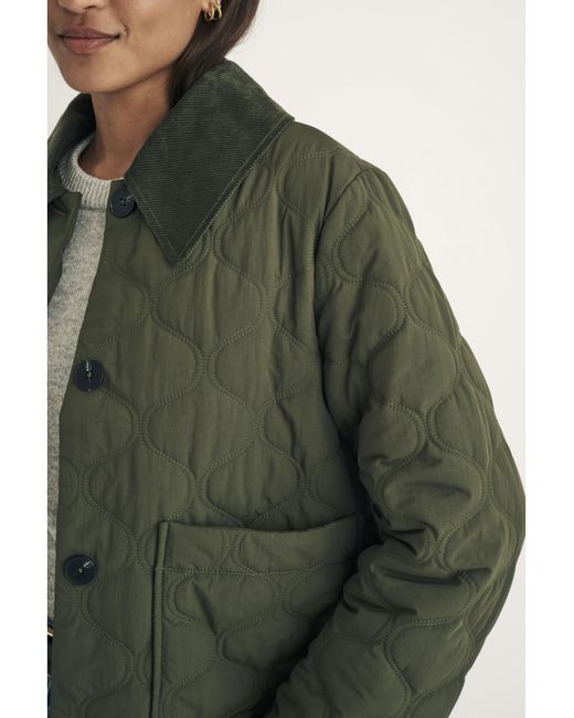 Nobody's Child Green Quilted Jacket