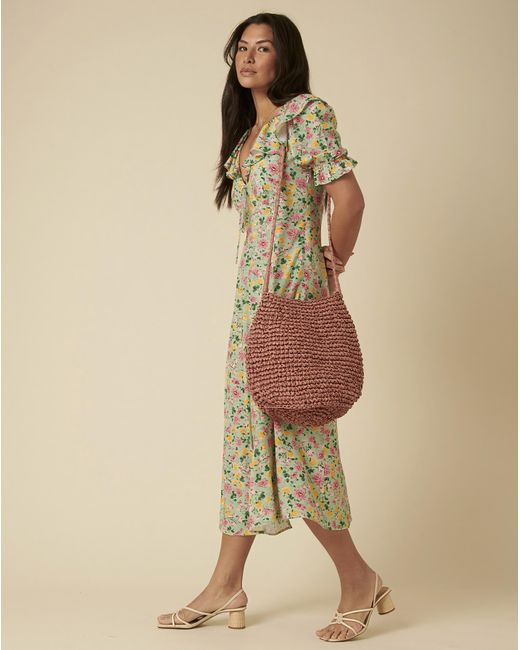 Nobody's Child Natural Caitlin Midi Dress