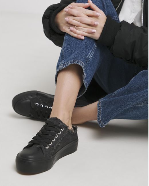 Simply Be Blue Raw Edge Trainer