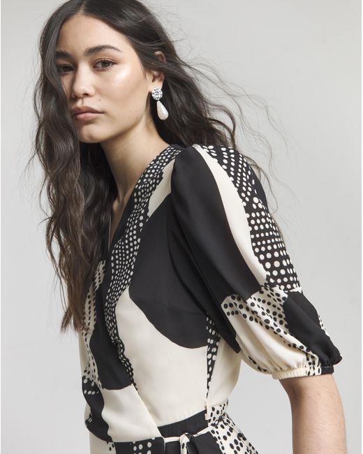 Joanna Hope White Wrap Dress