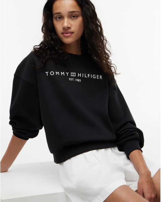 Tommy Hilfiger Black Logo Jumper