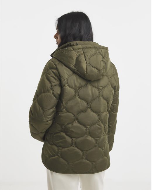 Simply Be Green Short Quilted Jacket