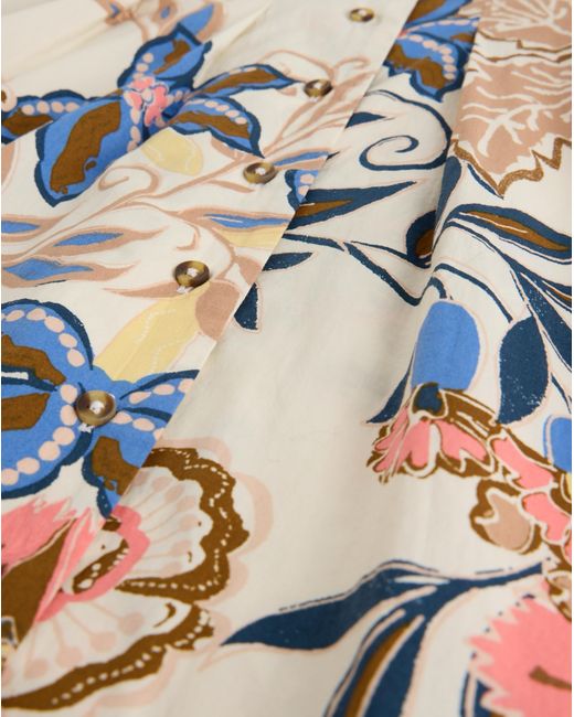 White Stuff Multicolor Kate Button Through Dress