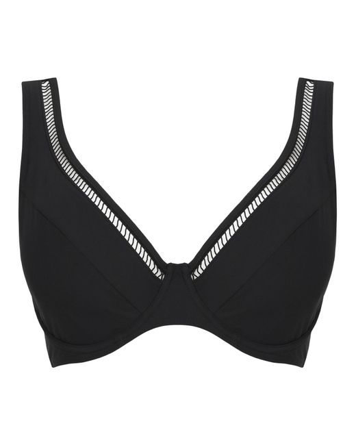Figleaves Black Icon Milan Underwired Bikini Top