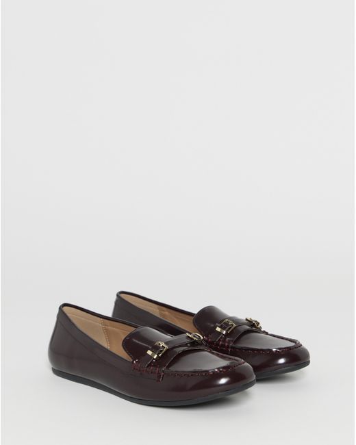 JD Williams Blue Double Buckle Detail Loafer Ex Wide