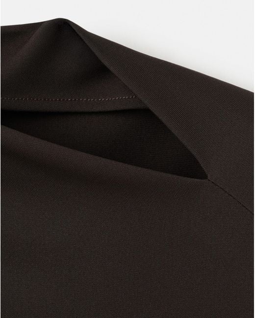 Mango Black Boat Neck Dress