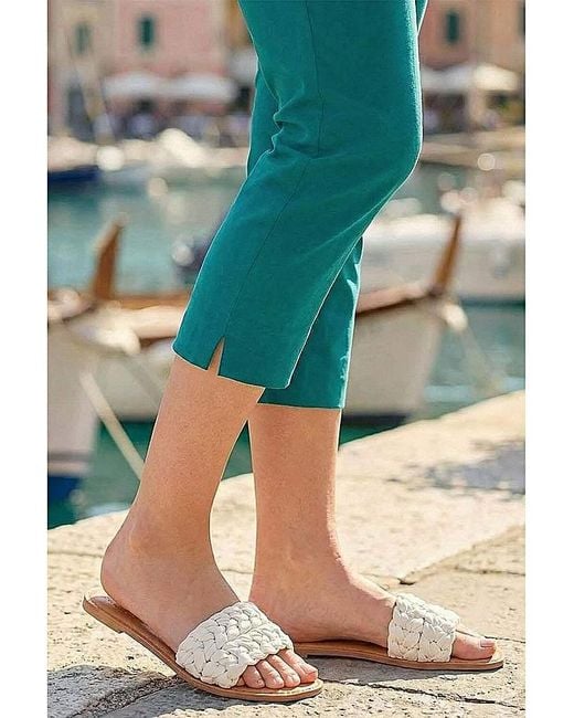 Roman Blue Roman Cropped Stretch Trouser