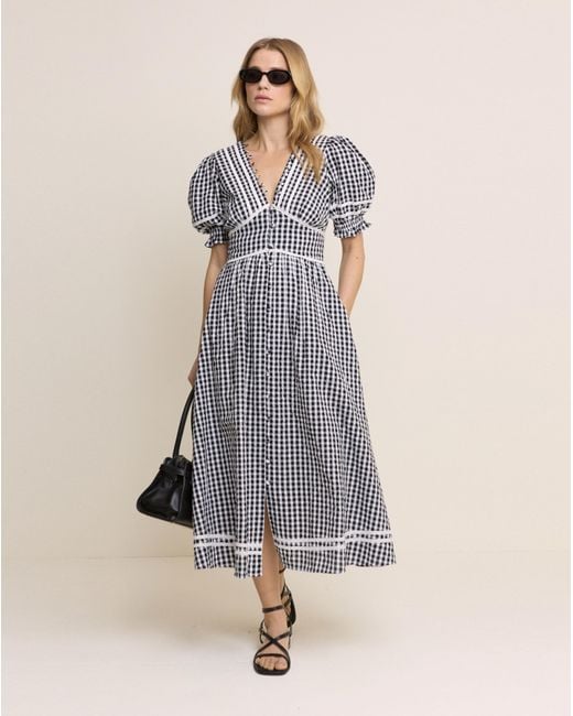 Nobody's Child Black Saffy Midi Dress