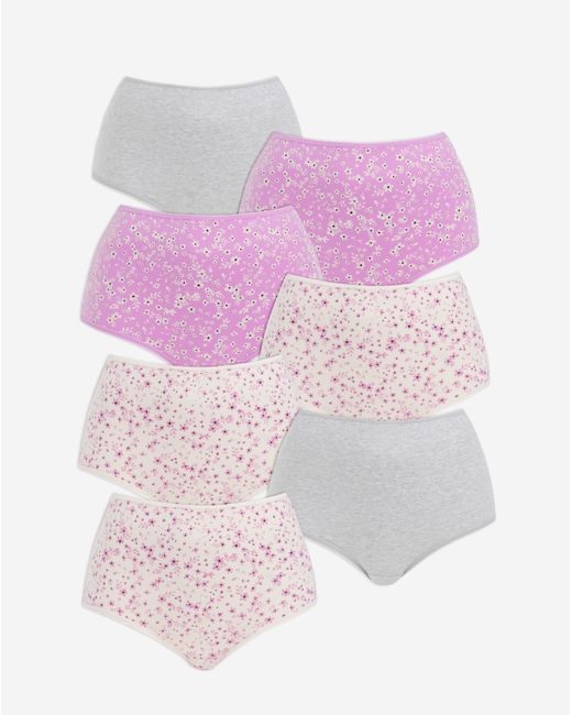 Pretty Secrets Multicolor 7 Pack Full Fit Brief