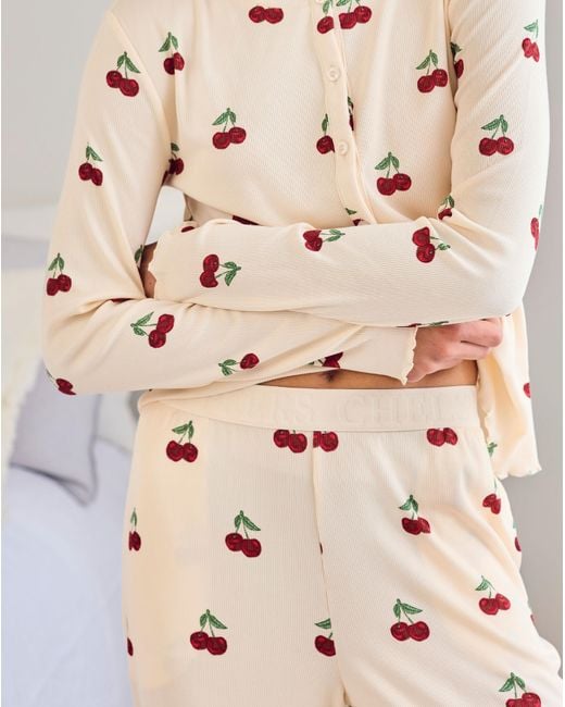 Chelsea Peers Natural Button Down Cardi