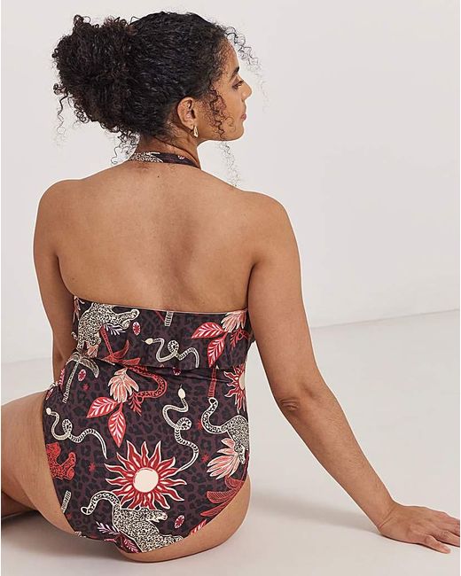 Simply Be Red Value 2 Pack Swimsuits