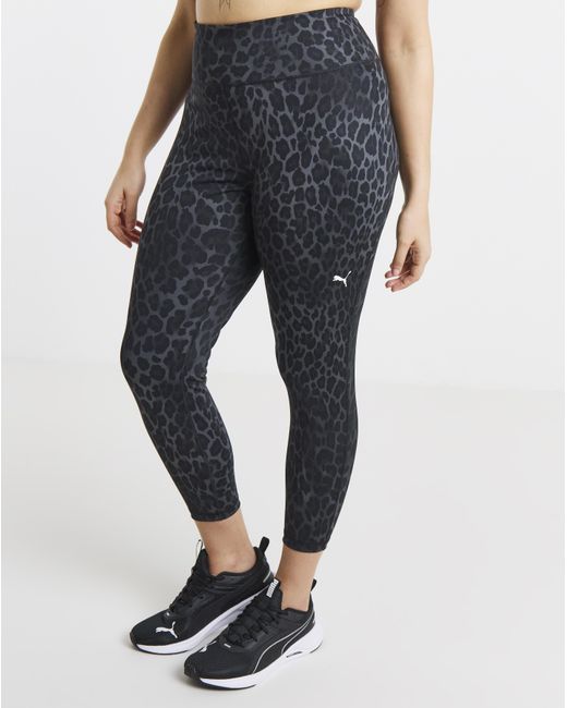 PUMA Gray Essential Spotted Haze Leggings