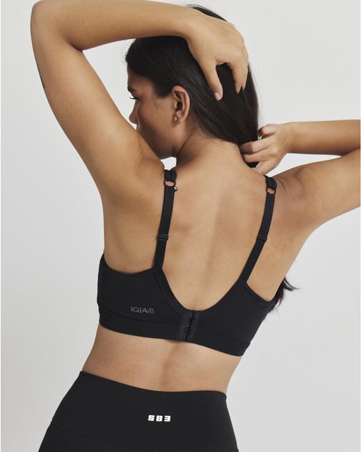 Figleaves Black Medium Support Sports Bra