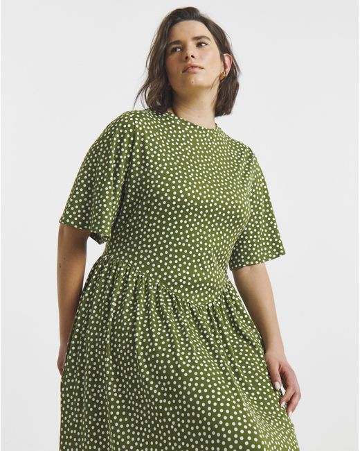 Simply Be Green Jersey Maxi Dress
