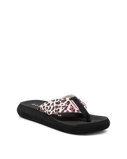 Rocket Dog White Spotlight Toe Post Sandals