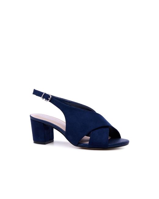 Paradox London Blue Neroli Wide Fit Sandals