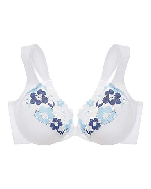 Glamorise Blue 1241 Wonder Wire Bra