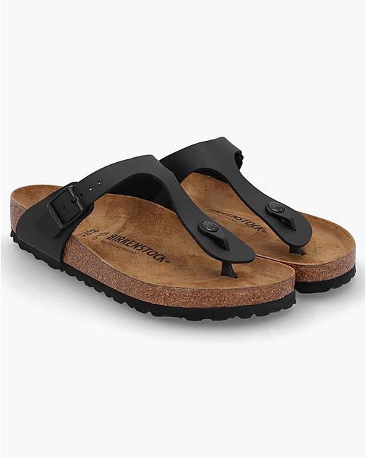Birkenstock Brown Gizeh Toe Post Sandals