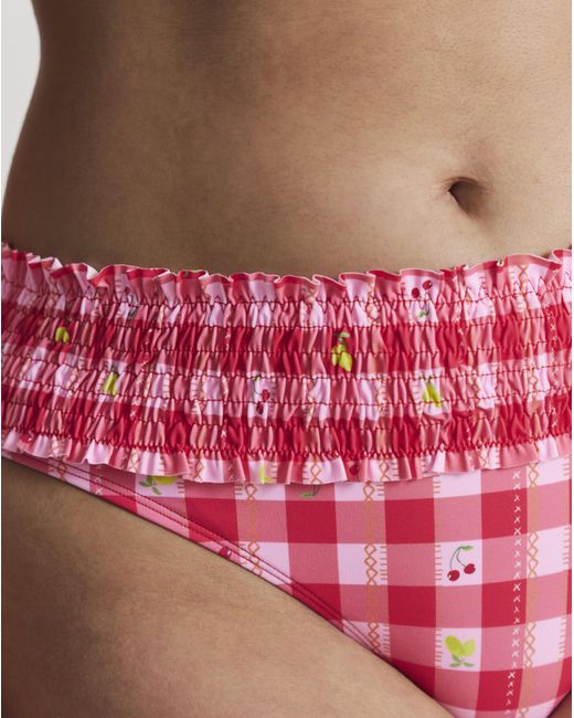 Simply Be Red Low Rise Bikini Brief